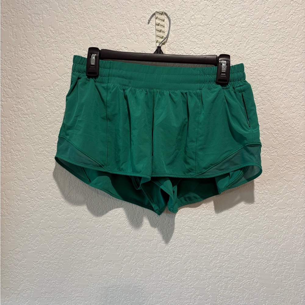 Lululemon Athletica Emerald Green Athletic Shorts